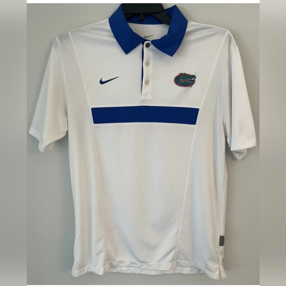 Nike Florida Gators Polo Mens M Dri Fit Shirt UF Nike Team Sports